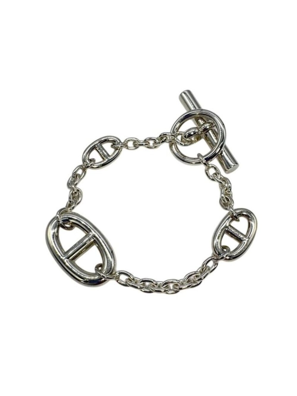 Hermes Bracelet Chaine D'ancre Farandole Silver